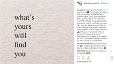 Dara Rolins odpovídá na komentáe sledujících na Instagramu (prosinec 2018).