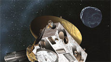Sonda New Horizons v Kuiperov pásu v pedstavách umlce