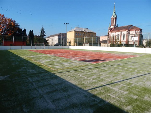 Nové sportovní hit, které postavila Vidnava na Jesenicku na pozemcích...