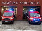 Dobrovoln hasii z olomouckch mstnch st ernovr a Radkov dostali dva...