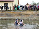 Otuilci oteveli zimn pl Jry Cimrmana v Chlumci nad Cidlinou (5.1.2018).