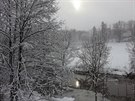 Vysočina z rychlíku Praha - Brno Kr.Pole Vysočina z rychlíku Praha - Brno Kr.Pole