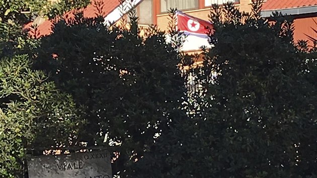 Severokorejsk velvyslanectv v m (3. ledna 2019)