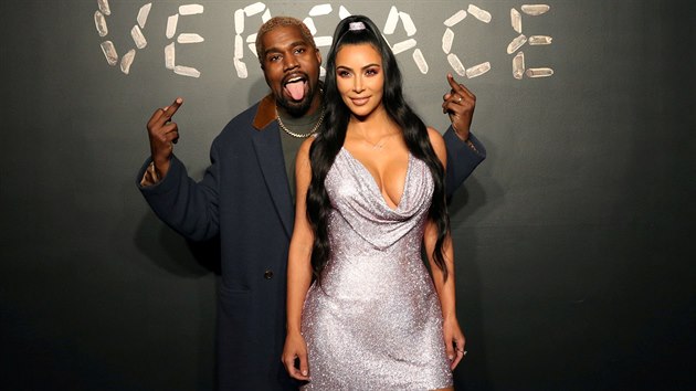 Kim Kardashianov a Kanye West (2. prosince 2018)