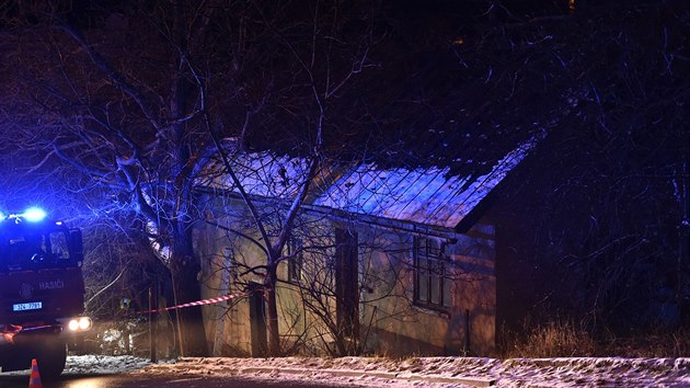 Por ve zlnsk tvrti Kudlov pi kterm zemeli dva lid. (2. ledna 2019)