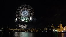 Novoroční ohňostroj v Praze (1. ledna 2019) Novoroční ohňostroj v Praze (1. ledna 2019)