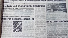 O sněhové kalamitě v lednu 1979 výrazně informoval i liberecký komunistický... O sněhové kalamitě v lednu 1979 výrazně informoval i liberecký komunistický...