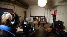 Autonomní centrum Klinika na pražském Žižkově pár dní před vyklizením.... Autonomní centrum Klinika na pražském Žižkově pár dní před vyklizením....