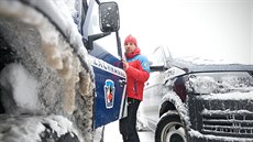 „Nastala pravá horská zima s teplotami pod nulou a hustým sněžením. Na... „Nastala pravá horská zima s teplotami pod nulou a hustým sněžením. Na...
