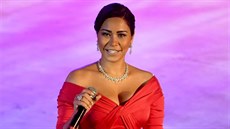 Egyptská zpěvačka Šírín Abdal Vahábová (Kartágo, 28. července 2017) Egyptská zpěvačka Šírín Abdal Vahábová (Kartágo, 28. července 2017)