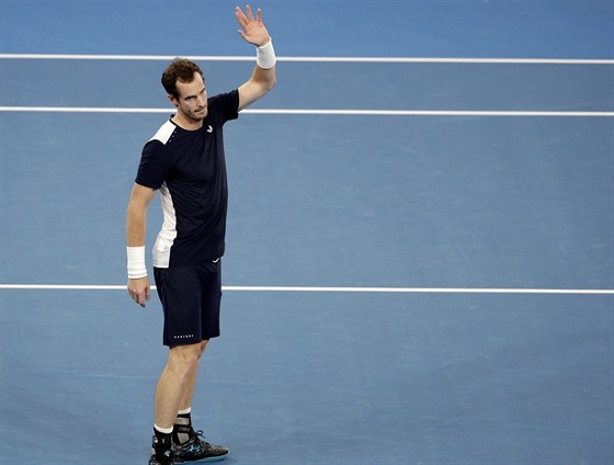 Louící se Andy Murray.