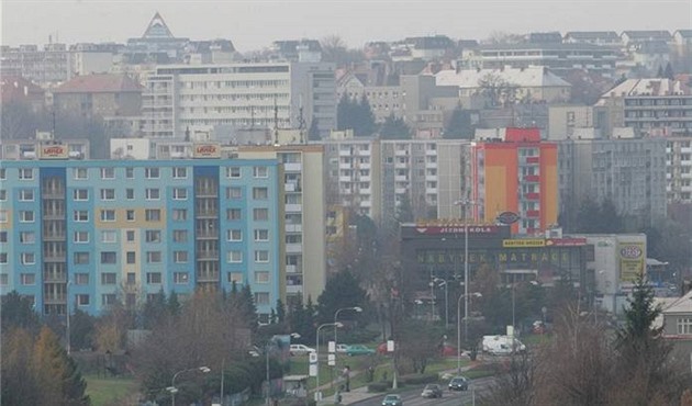 Pohled na Olomouc.