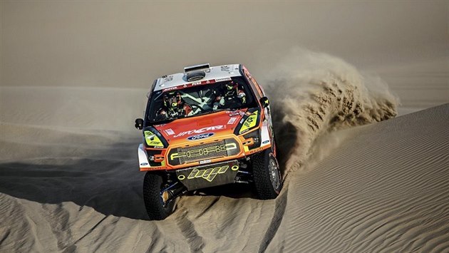 Martin Prokop. V druhé polovině Dakaru se bude snažit vylepšit průběžné... Martin Prokop. V druhé polovině Dakaru se bude snažit vylepšit průběžné...