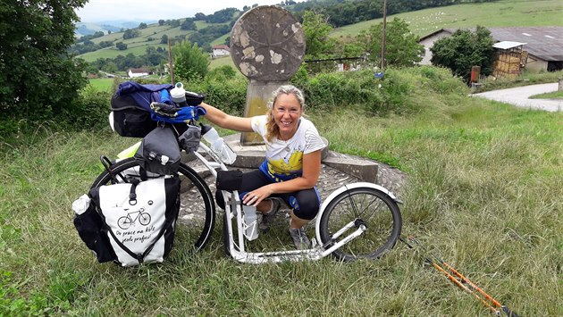 Martina Josífek Zelinková na své pouti Martina Josífek Zelinková na své pouti