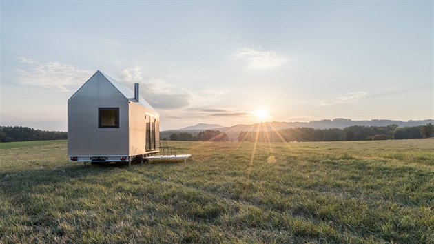 Domek Mobile Hut lze zaparkovat se souhlasem majitele pozemku v podstatě... Domek Mobile Hut lze zaparkovat se souhlasem majitele pozemku v podstatě...