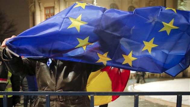 Zahjen rumunskho pedsednictv v Evropsk unii provzej protesty. (10. ledna 2019)