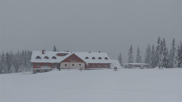 Richtrovy boudy v Krkonoch (13.1.2019).