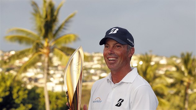 Matt Kuchar se raduje z titulu na Sony Open.