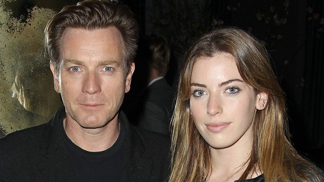 Ewan McGregor a jeho dcera Clara McGregorov (New York, 23. bezna 2013)