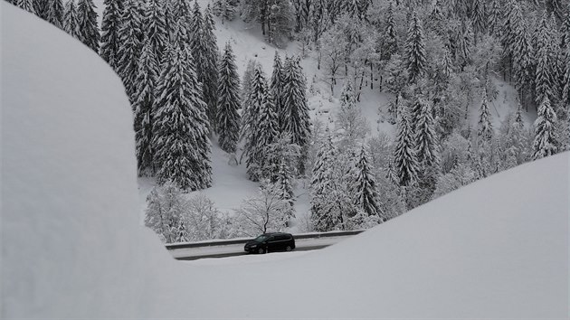Zimn poas v Rakousku (11. ledna 2019)