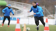 Marek Bakoš na tréninku Plzně. Marek Bakoš na tréninku Plzně.