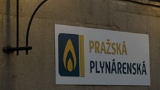 Logo Praské plynárenské.