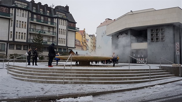 Prohlídka karlovarské Vídelní kolonády. (25. 1. 2019)