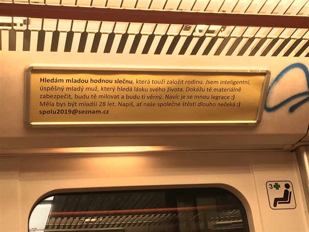 Nová reklama v metru