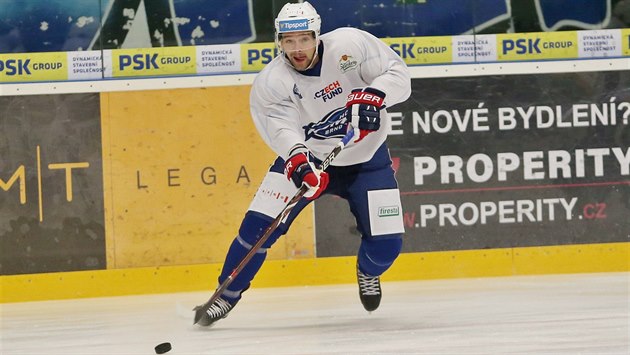 Zbyněk Michálek na tréninku Komety Brno. Zbyněk Michálek na tréninku Komety Brno.