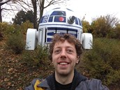 Filip Brouk a jeho R2D2 na Folimance.