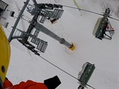 Záchrana uvězněných lyžařů z Bukové hory Záchrana uvězněných lyžařů z Bukové hory