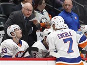 Barry Trotz na stdace New York Islanders.