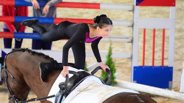 Dvanctilet Hana se gymnastice na koni vnuje od sedmi let.