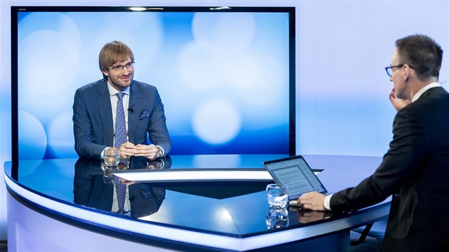 Ministr zdravotnictv Adam Vojtch v diskusnm poadu Rozstel. (29. ledna 2019)