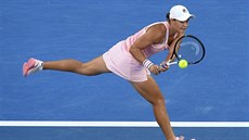 Australská tenistka Ashleigh Bartyová ve čtvrtfinále Australian Open. Australská tenistka Ashleigh Bartyová ve čtvrtfinále Australian Open.