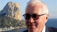 Patrick Lefevere během prezentace týmu Deceuninck - Quick-Step na Calpě. Patrick Lefevere během prezentace týmu Deceuninck - Quick-Step na Calpě.