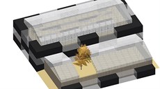 Vizualizace Boudy, která má vyrůst na podzim 2019 na Mariánském náměstí v... Vizualizace Boudy, která má vyrůst na podzim 2019 na Mariánském náměstí v...