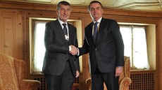 Premiér Andrej Babiš s brazilským prezidentem Jairem Bolsonarem. Premiér Andrej Babiš s brazilským prezidentem Jairem Bolsonarem.