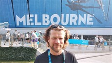 Radek Kebrle na Australian Open. Radek Kebrle na Australian Open.