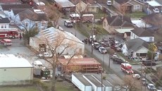 Při přestřelce v Houstonu bylo zraněno pět policistů (29.1.2019) Při přestřelce v Houstonu bylo zraněno pět policistů (29.1.2019)