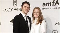 Marc Mezvinsky a Chelsea Clintonová (New York, 11. února 2015)