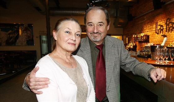 Jana Preissová a Viktor Preiss (2. prosince 2014)