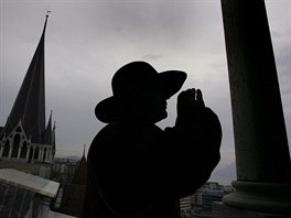 Renato Häusler pracuje jako ponocný v Lausanne od roku 2002.