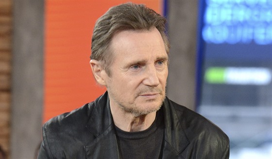 Liam Neeson v poadu Good Morning America (New York, 5. února 2019)