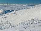 Rozjedn strn v Krkonoch, kde se lyovat nesm (1.2.2019).