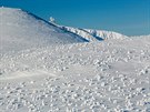 Rozjedn strn v Krkonoch, kde se lyovat nesm (1.2.2019).