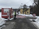 Policist psob v arelu bvalch muninch sklad ve Vlachovicch na Zlnsku...