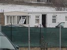 Kriminalist vyetuj mrt eny v mobilnm dom na Tachovsku. (1. 2. 2019)
