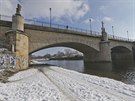 Rooseveltv most v Plzni se letos zhruba na tyi msce uzave pro osobn...