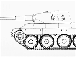 Kombinace osvdenho podvozku pvodn eskoslovenskho tanku PzKpfw 38 (t) s...